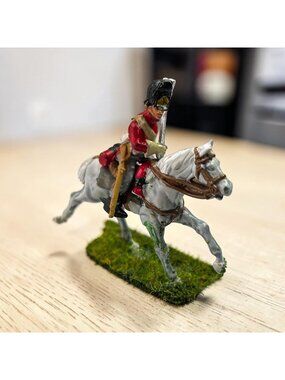 Painted British Scots Grey Trooper Miniature Napoleonic Wars Collectible